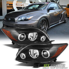Black [Factory Style] 2008 2009 2010 Scion tC Headlights Headlamps Left+Right picture