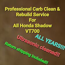 84-87 Honda Shadow VT700 Professional Carb clean & rebuild service VT Shadow 700 picture