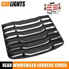 Fit For Nissan 350Z 03-08 Rear Window Louver Cover ABS Matte Sun Shade Vent NEW picture