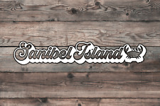 Sanibel Island Florida Crab Decal Sticker Vinyl Graphics picture