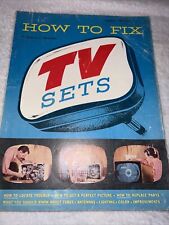 vintage repair book How to Fix Tv Sets fd87 picture