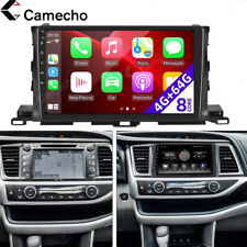 4+64GB For Toyota Highlander 2014-19 Android 13 Car Stereo Radio CarPlay GPS BT picture