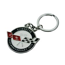 25th Anniversary  keychain Car Alloy Key Chain Ring Gift For 1978 C3 Corvette picture