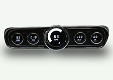 Ford Mustang Digital Dash Panel for 1965-1966 Gauges by Intellitronix White LEDs picture