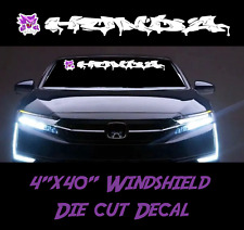 Haunter Graffiti custom CAR Windshield Decal Sticker JDM Emblem Logo Sport turbo picture