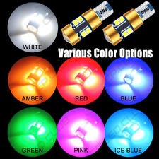2pcs T10 194 168 2825 LED Parking City Light Bulbs White Red Amber Blue Pink W5W picture