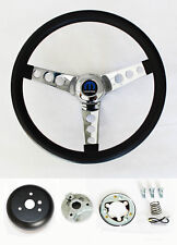 New 1967 Charger Dart Coronet Grant Black Steering Wheel 13.5