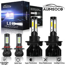 For 2004-2014 Ford F-150 LED Headlight Hi/Low + Fog Light Bulbs Conversion Kit  picture