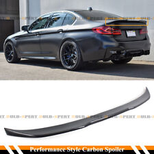 FOR 2017-2022 BMW G30 G38 530i 540i F90 M5 COMP STYLE CARBON FIBER TRUNK SPOILER picture