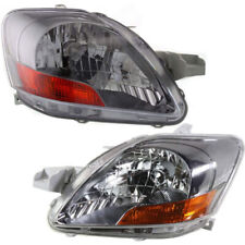 Fits 2008-2011 Toyota Yaris Pair Headlights Driver and RH S; Sedan picture