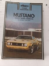 1964-1973 Ford Mustang Clymer Productions Service Repair Handbook A167 excellent picture