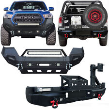 Fits 2016-2023 3rd Gen Tacoma Front or Rear Bumper with D-rings & Lights picture