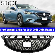 Fit For 2014 2015 2016 Mazda 6 Front Bumper Grille Mesh Honeycomb Black picture