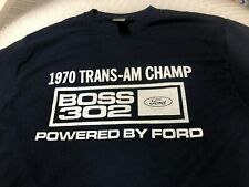 1969 1970 FORD MUSTANG BOSS 302 TRANS-AM CHAMPION TEE SHIRT VINTAGE OBSOLETE picture