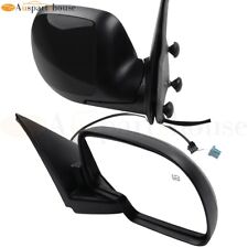 Pair Side View Mirrors for 2003-2007 Chevy GMC Power Heated Black Left Right picture