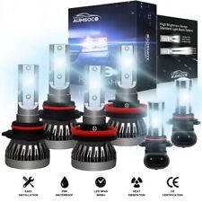 For Dodge RAM 1500 2500 3500 2013 2014 2015 LED Headlight & Fog Light Bulbs Kit picture