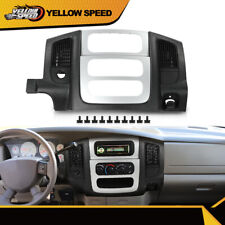 Fit For 2002-2005 Dodge Ram 1500 2500 Dash Radio Trim Bezel Cover Panel Assembly picture