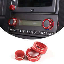 Red Aluminum alloy Air conditioning volume knob ring For Corvette C6 05-13 US picture