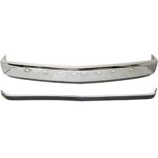 2Pc Front Bumper Face Bar Set For 88-98 GMC C1500 C2500 K1500 Suburban Chrome picture