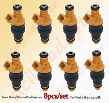 For Ford 4.6 5.0 5.4 5.8 8pcs/set Bosch Flow of Matched Fuel Injectors 280150943 picture