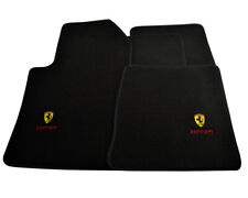Floor Mats For Ferrari 612 Scaglietti Black Tailored Carpets With Ferrari Emblem picture