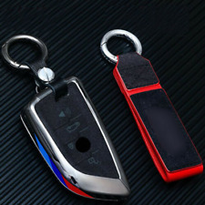 M Style Metal+Suede Car Key Fob Case Cover For BMW X1 X3 X4 X5 X6 X7 5 6 7Series picture