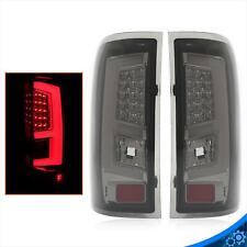 For 14-18 GMC Sierra 1500 2500HD 3500HD LH&RH LED Tail Lights Lamps Smoke picture