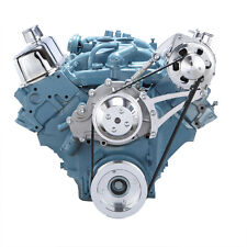 Pontiac Serpentine Pulley Conversion Kit Alternator 350 400 428 455 System picture