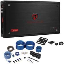 Rockville RXD-T2 Micro Car Amplifier 2400w 2 Channel 2x600W Rated+Amp Kit picture