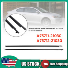 Fit For TOYOTA SCION TC EXTERIOR WEATHERSTRIP SET FRONT 2 WINDOWS ONLY 2005-2010 picture