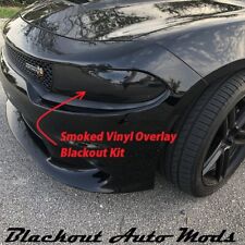 Smoked Head Light Fits 2015-2023 Dodge Charger Precut Tint Vinyl Overlay picture