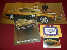 1971 CAMARO 16 p. BROCHURE Z28 SS RS + ACCESSORIES CATALOG & '71 CHEVY POSTCARD picture