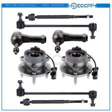 8Pc Wheel Hub Assembly Tie Rod Sway Bar End Link For Chevrolet Cobalt Pontiac G5 picture