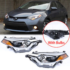 For 2014-2016 Toyota Corolla LED Headlights Headlamps Replacement Assembly Pair picture