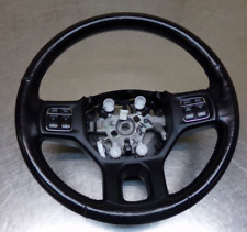 13-19 Dodge Ram 1500 2500 3500 Black Leather Steering Wheel Heated picture