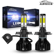 H4 9003 Super White 40000LM Kit LED Headlight Bulbs High Low Beam Combo 2 White picture