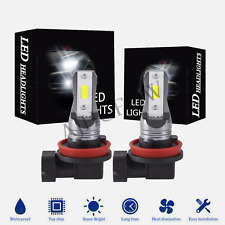 2Pc H11 H8 H9 CSP LED Headlight Kit High Low Beam Bulbs Super Bright 6500K White picture