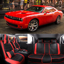 For Dodge Challenger Charger SXT RT 5-Seats Car Seat Covers Front + Rear Cushion picture