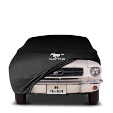 FORD MUSTANG CONVERTİBLE INDOOR CAR COVER WİTH LOGO COLOR OPTIONS PREMİUM FABRİC picture