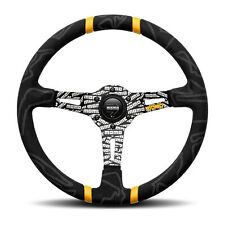 MOMO Motorsport Ultra Street Steering Wheel Alcantara Yellow, 350mm - ULT35BK0BK picture