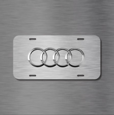 Euro Rings AUDI Sports Car Vehicle License Plate A3 A4 A6 A7 A8 TT Auto Car NEW picture