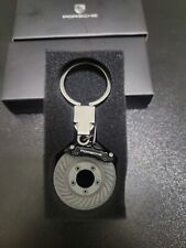PORSCHE Keychain Black Brake Caliper 911 Key Ring Fob/ Free Shield Keychain Also picture