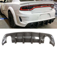 Rear Diffuser Bumper Lip Fits For 20-23 Widebody Dodge Charger  Carbon Fiber picture