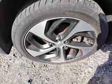 Used Wheel fits: 2016 Hyundai Tucson 19x7-1/2 alloy machined face Grade C picture
