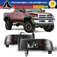 For 94-01 Dodge Ram 1500 2500 3500 Headlights Assembly Corner Signal Lamps Pair picture