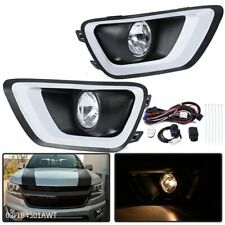 Fit For 2015-2019 Chevrolet Colorado Clear Lens Fog Lights Kit With Bezel Swith picture