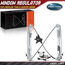 Window Regulator w/ 6 Pins Motor for Chrysler Town & Country Dodge Front Left LH picture