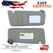 2pcs For 2007-2011 Toyota Camry Gray Sun Visor Pair Left Right 2.4 2.5 3.5L New picture