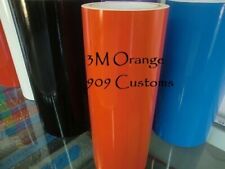 3M Orange Dual Racing Stripes Twin Vinyl Graphic Decal Duel 10