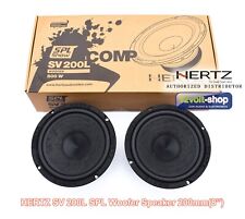 HERTZ SV 200L SPL Show 200mm(8’’) Woofer Speakers; 250W RMS picture